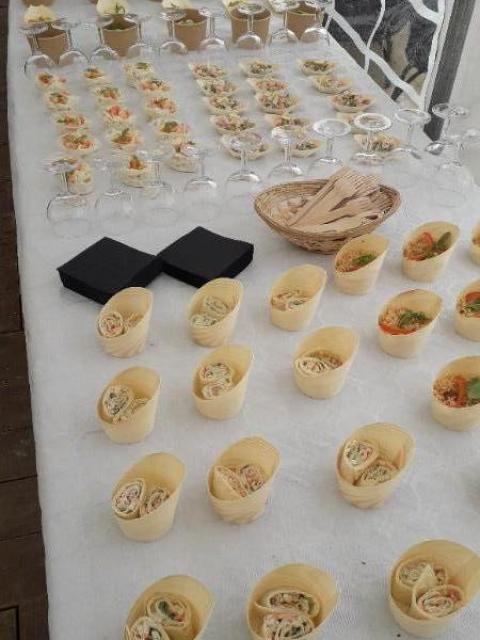 Buffet froid en mignardise et rafraichissements pour séminaire professionnel 