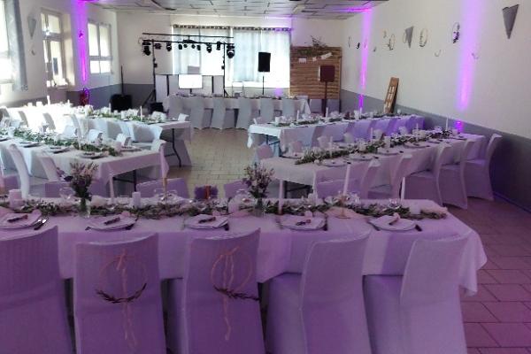 Salle Plaisirs & Délices Traiteur pour un mariage 