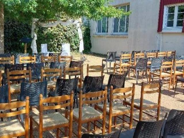 Extérieur sécurisé fermé, idéale pour cérémonie laïque