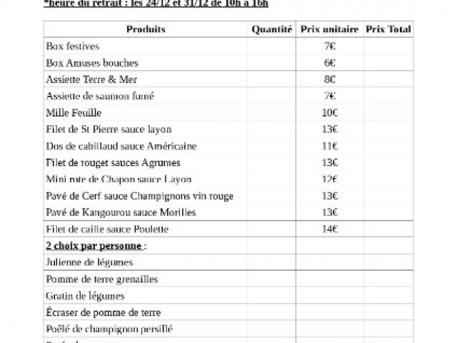 On mange quoi à Noël ? De l'apéritif au dessert on s'occupe de tout