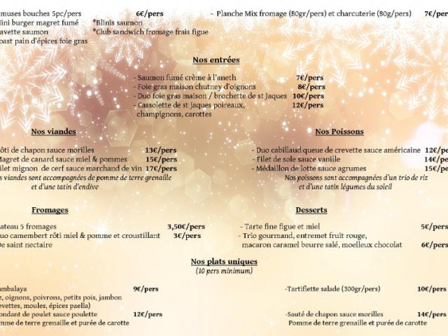 Notre carte des fêtes est disponibles