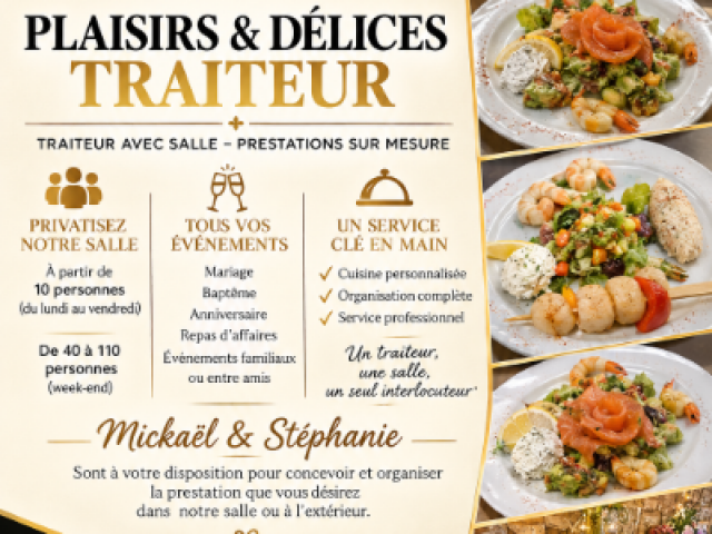Plaisirs & Délices Traiteur le goût de vos plus beau moments
